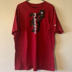 Mens Nike NFL Az Cardinals Playoffs Shirt (2XL)